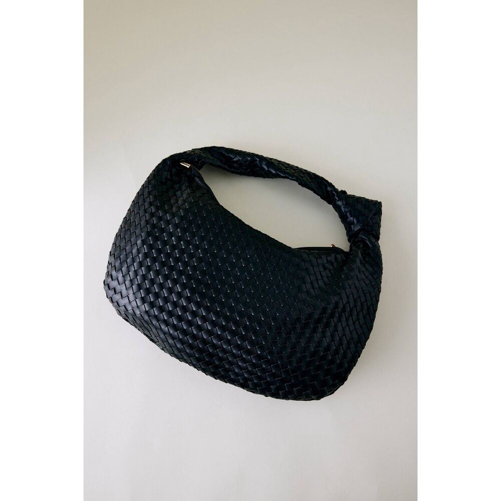 New Anthropologie Melie Bianco Brigitte Large Faux Leather Shoulder Bag - Picture 5 of 16